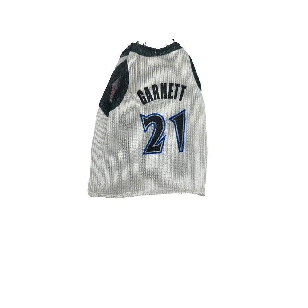 Mini Kevin Garnett‎ #21 Minnesota Timberwolves NBA Jersey for Action Figure 4
